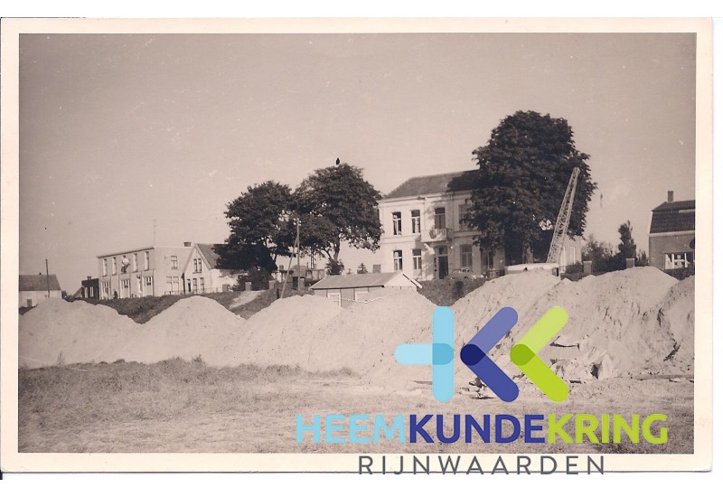 Lobith 1974 Bouw Tunnel Transsedijk -Komstraat (2)